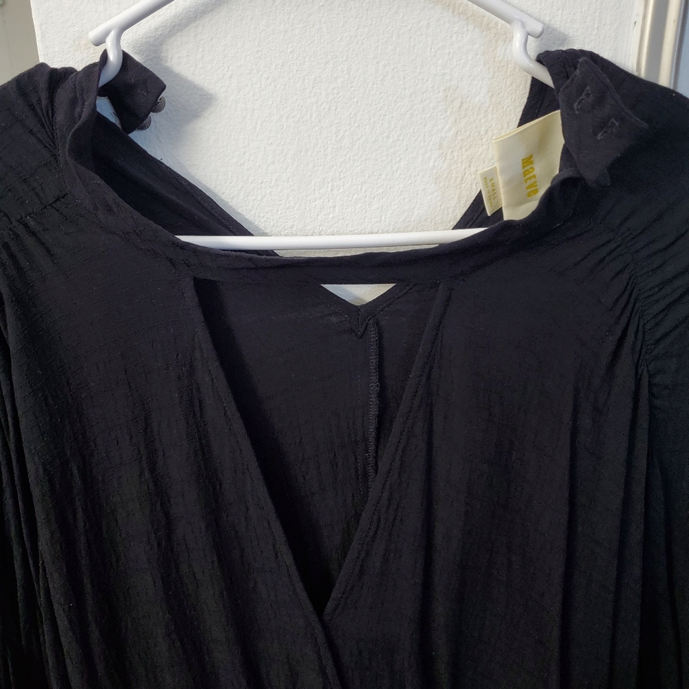 Anthropologie black top size S